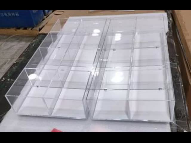 AT-0074 Clear acrylic box for jewelry, candy and stationery, able to be mounted on top of the display, removable, transparent plastic, acrylic display