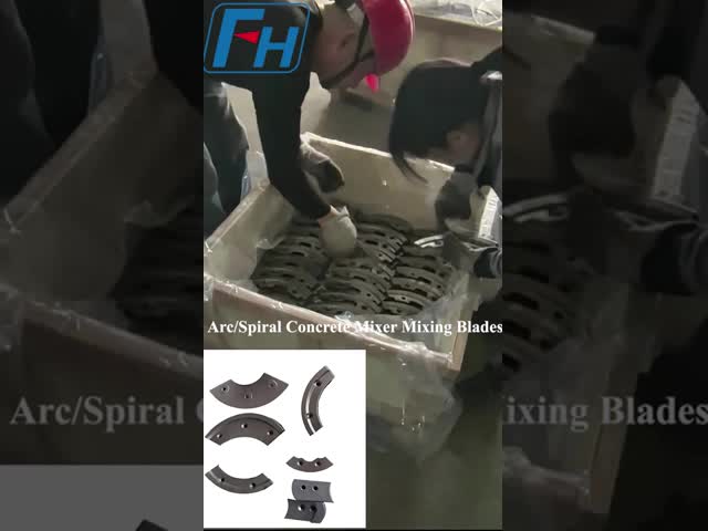 Ni-Hard Cast Iron Concrete Mixing Blade For Aggregate Mixing Construction Projects