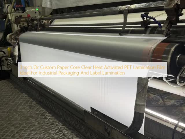 Clear PET Thermal Lamination Film with 0-6000 Meters Length Suitable For Thermal Laminator