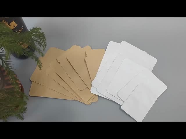 Recyclable brown kraft paper bags with transparent Windows for self-sealing and quick transportation of pizza, sushi and pet food