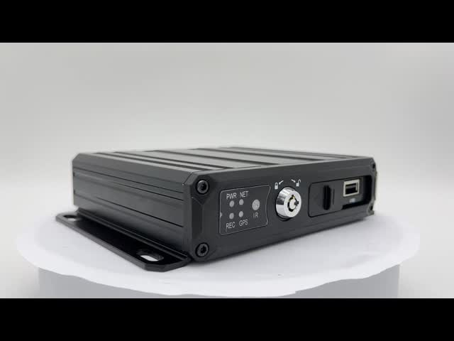 4 Channels Split 7 Inch touch Screen MDVR HDD Fleet Management System