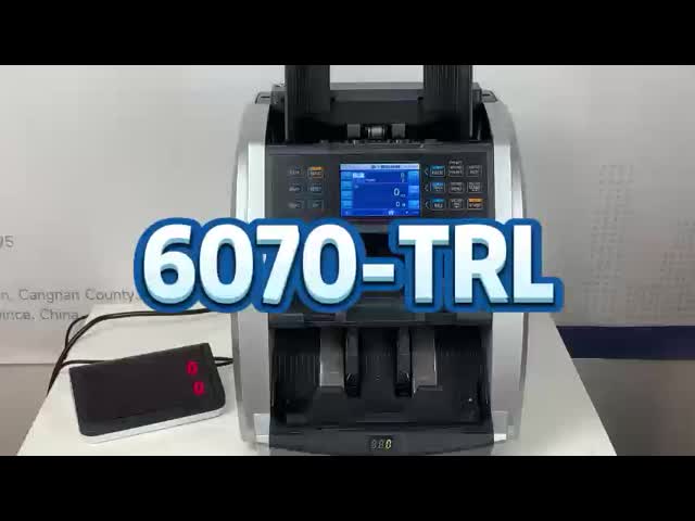 Bank Grade Money Couner And Sort Recognize The Serial Number And Detect The Counterfeits Automatic Currency Recognition Function