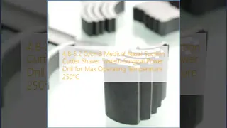 4.8-5.2 G/cm3 Medical Nasal Suction Cutter Shaver System Surgical Power Drill for Max Operating Temperature 250°C