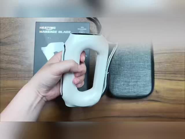 USB Rechargeable Electric Gua Sha Massage Knife with Infrared Physiotherapy and 2400mAh Battery for Deep Tissue Massage