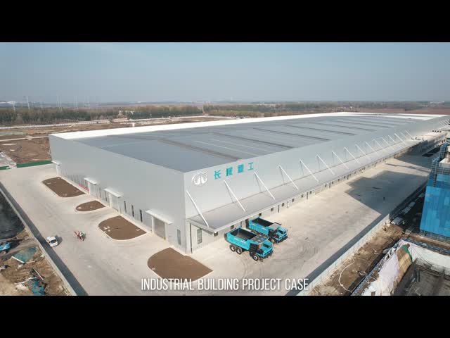 Industrial Warehouse Portal Frame Prefab Steel Frame System Structure