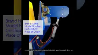 Rod Feeding Machine with Adjustable Feeding Speed Automatic Double Feeding and Empty Alarm for Continuous Production