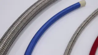 PTFE Hose Assembly with High Temperature Resistance and Chemical Resistant Properties for Anti-Static Applications