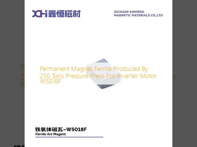 Permanent Magnet Ferrite Produced By 250 Tons Pressure Press For Inverter Motor W5018F