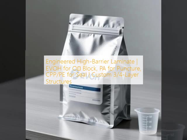 OEM Printing High Barrier Flexible Packaging Films With EVOH Oxygen Barrier