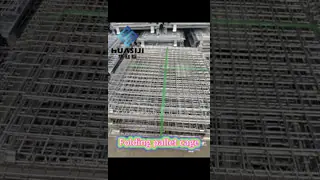 Steel Wire Mesh Pallet Cage with 800kg Load Capacity Folded