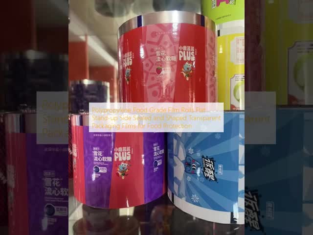 White and Custom Colors Packaging Film Rolls with Vacuum Bags for Flexible Packaging