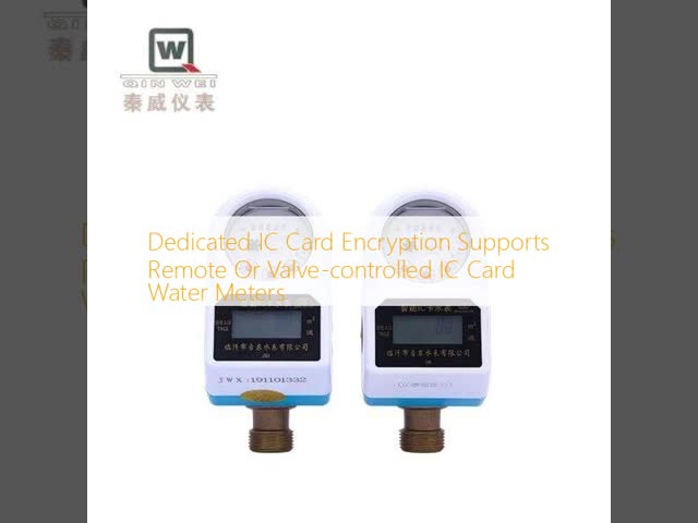 Dedicated IC Card Water Meter Remote / Valve Controlled Tamper Proof
