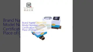 Dedicated IC Card Water Meter Remote / Valve Controlled Tamper Proof