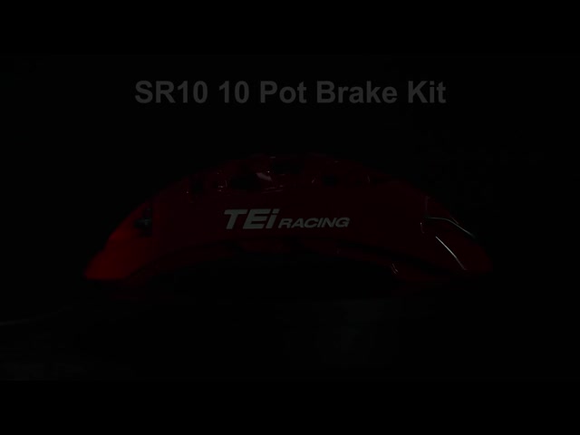 TEI BBK SR10 Carbon Ceramic Brake Rotor 10 Piston Big Brake Caliper Kit for BMW E53 E70 F15 G05 E71 F16 G06 G07 X5 X6 X7