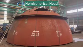 China Boiler Head 800mm 316L 304L Hemispherical Pressure Vessel Dish End Types supplier