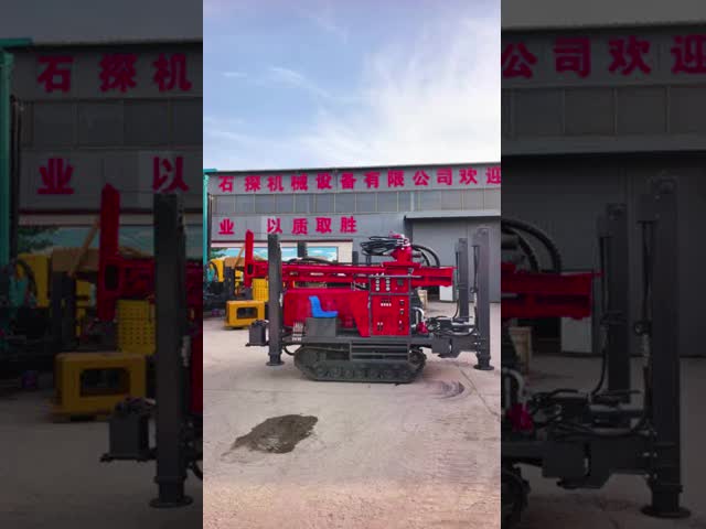 200 Meters Depth Pneumatic Water Borehole Drilling Machine With Large Power