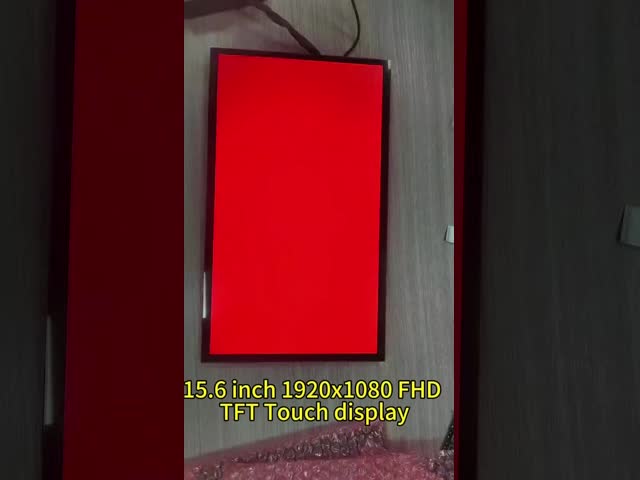 15.6 Inch TFT Capacitive Touch Screen 1920x1080 PCAP Touch Display for Industrial Application