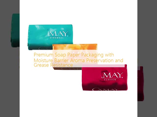 Multi Color Printing Soap Paper Packaging Aroma Preservation OEM Design
