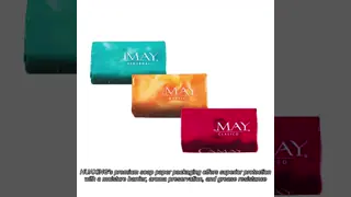 Multi Color Printing Soap Paper Packaging Aroma Preservation OEM Design