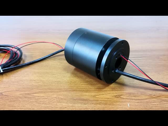 1-Channel Pneumatic and 11-Channel Electrical Integrated Slip Ring with IP51 Protection for Industrial Applications