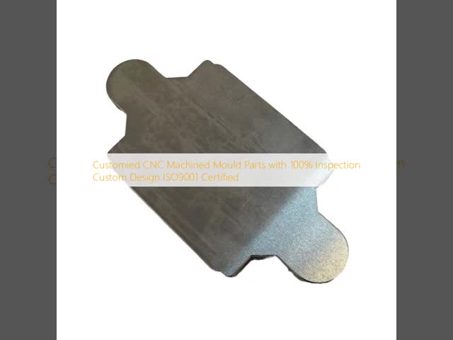 Custom Design ISO9001 Certified CNC Machined Mould Parts with 100% Inspection