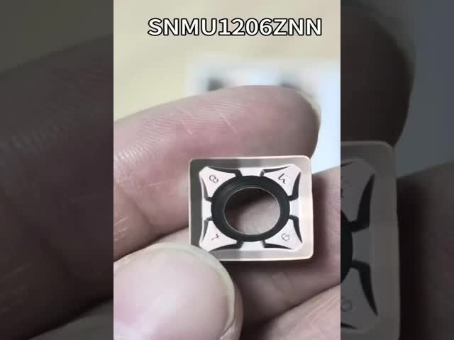 Tungsten Carbide Inserts CNC Milling Inserts for Rough Machining with Fast-Feed Milling Cutter and High-Strength Hard Alloy Matrix