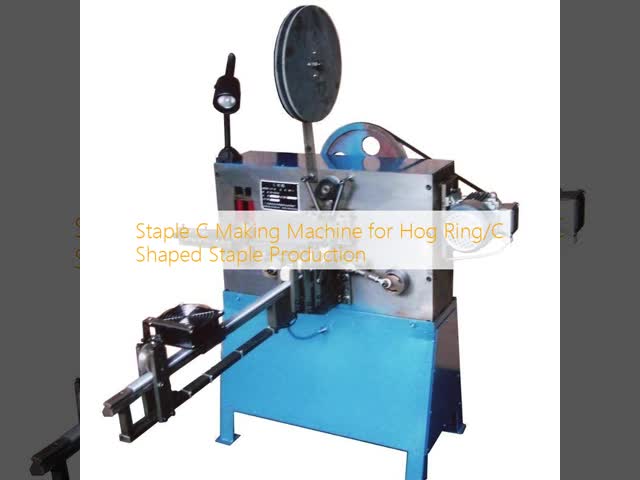Staple C Making Machine for Hog Ring/C Shaped Staple Production