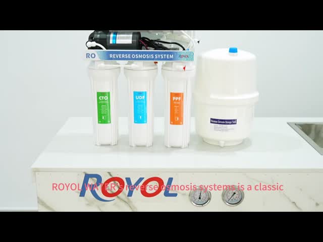 75GPD Under Sink RO Water Filter System with 5-Stage Filtration and 304 Stainless Steel Faucet
