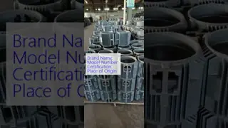 Customized Gray Cast Iron Lost Foam Casting Motor Parts with CT8-CT10 Dimensional Accuracy
