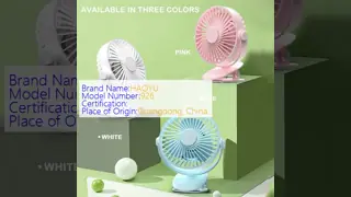 Custom Clip On Aroma Desktop Fan Adjustable Angle Quiet Operation For Home And Office
