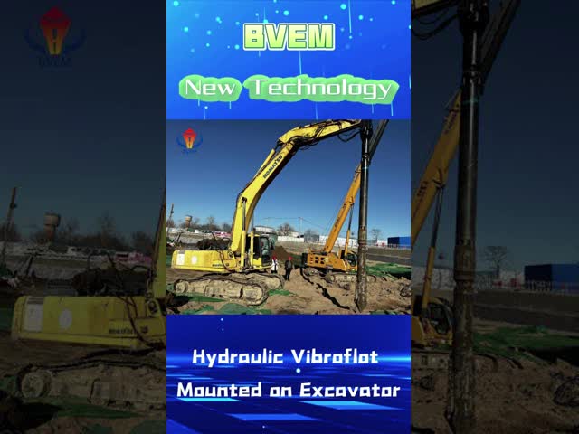 Ground Improvement Vibroflot Equipment 130KW 800-1200 Mm Working Pile Diameters