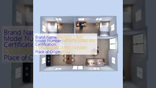 40ft Size 2-Bedroom Expandable Container Home with Q235B/Q345B Steel Frames for Modern Living