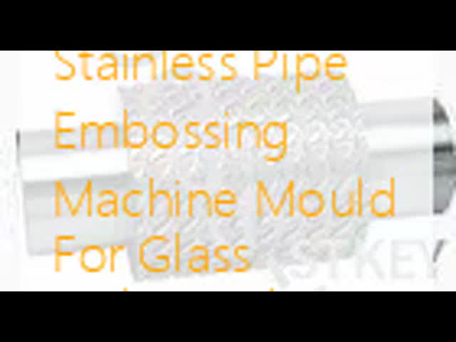 Engrave Pattern Stainless Pipe Embossing Machine Mould For Glass Embossed Roller