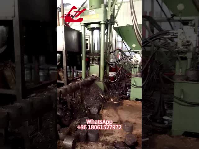 Hydraulic Scrap Briquetting Press 3150kN For Aluminum Shavings With Minimal Space Required