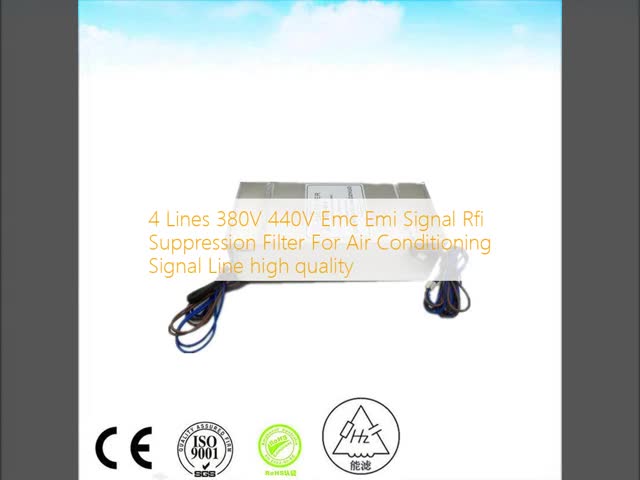 4 Lines 380V 440V Emc Emi Signal Rfi Suppression Filter For Air Conditioning Signal Line high quality