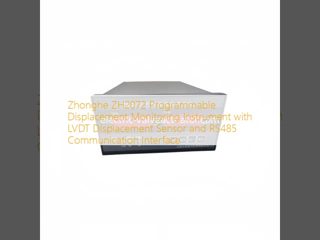 Zhonghe ZH2072 Programmable Displacement Monitoring Instrument with LVDT Displacement Sensor and RS485 Communication Interface