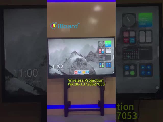 75 Inch oem interactive whiteboard with Speakers For Home Teaching Zoom Meetings