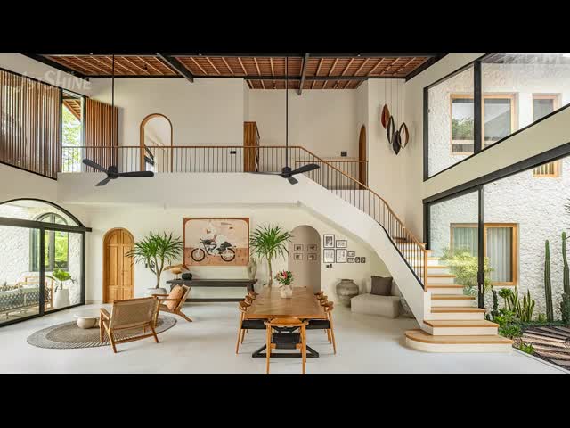 52 Inches Black Solid Wood Ceiling Fan Without Light