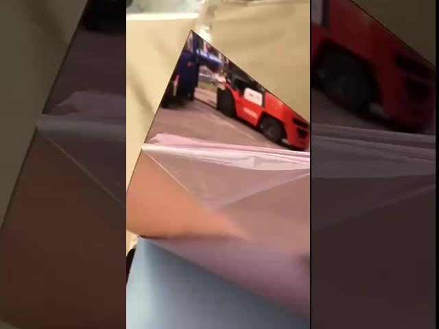 100% Virgin PMMA Acrylic Mirror Sticker Logo Printed High Scratch Resistance