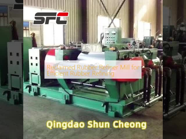 Reclaimed Rubber Refiner Mill for Efficient Rubber Refining