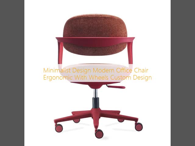 Minimalist Design Modern Office Chair Ergonomic With Wheels Custom Design