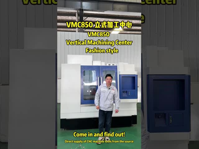 VMC850 CNC Turning Center With HT300 High Grade Casting 3 Phase 220V 380V 415V