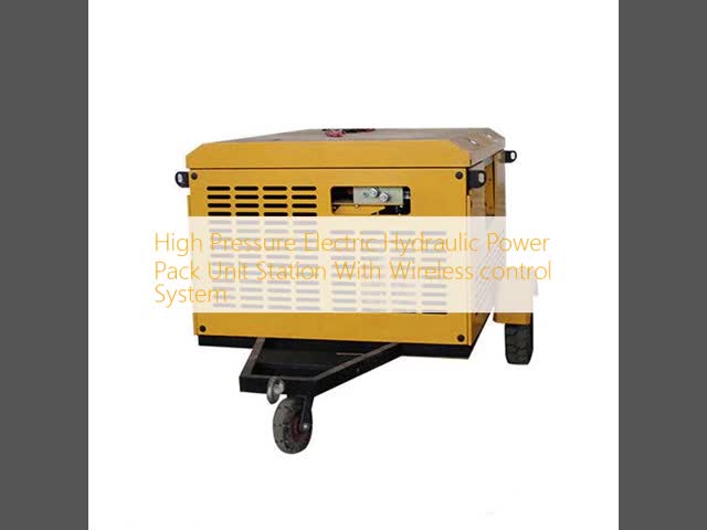 High Pressure Electric Hydraulic Power Pack Unit Station With Wireless control System