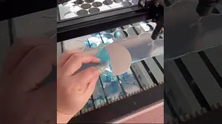 Wall Decorative Silver Acrylic Mirror Panels CNC Cut With Logo Printed