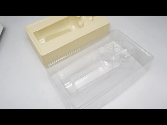 Premium Wine Liner Beige Insert Plastic Blister Tray Shockproof Wine Bottle Insert for Gift Packaging