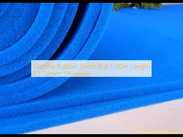 1-50m Length Silicone Rubber Sheet Roll with High Temperature Resistance and Excellent Aging Resistance for Electrical and Electronic Applications
