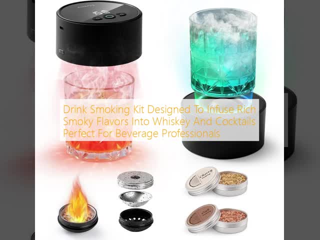 Easy To Use Whiskey Drink Smoking Kit For Beverage Flavoring