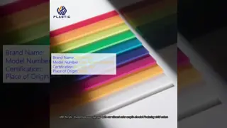 1220mmx2440mm Multi Color Acrylic Sheet With Glossy / Matte Surface Finish