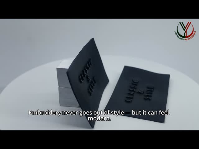 OEKO Stomped Leather Jean Patches 3D Eagle Embossment Jeans Leather Patch