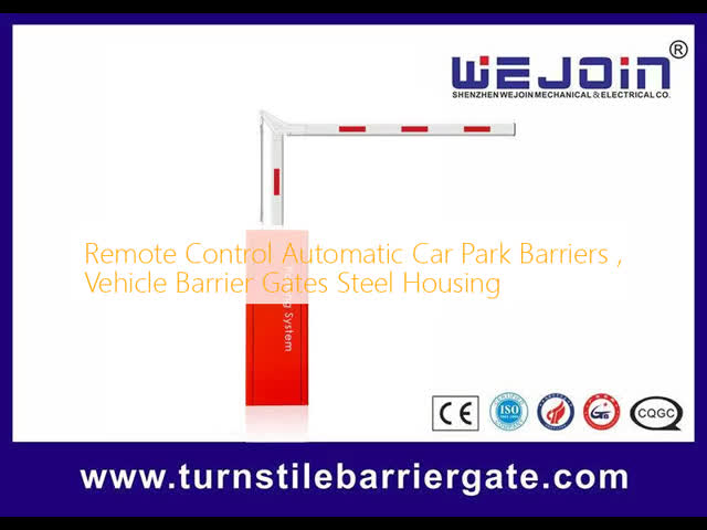 Remote Control Automatic Car Park Barriers , Vehicle Barrier Gates Steel Housing